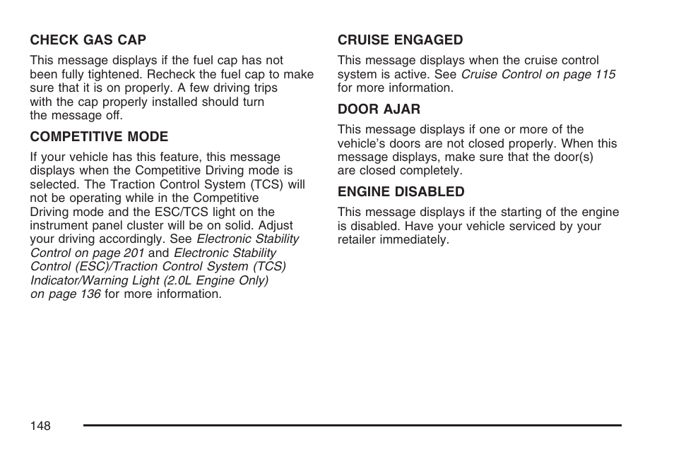 Saturn 2007 Sky User Manual | Page 148 / 384