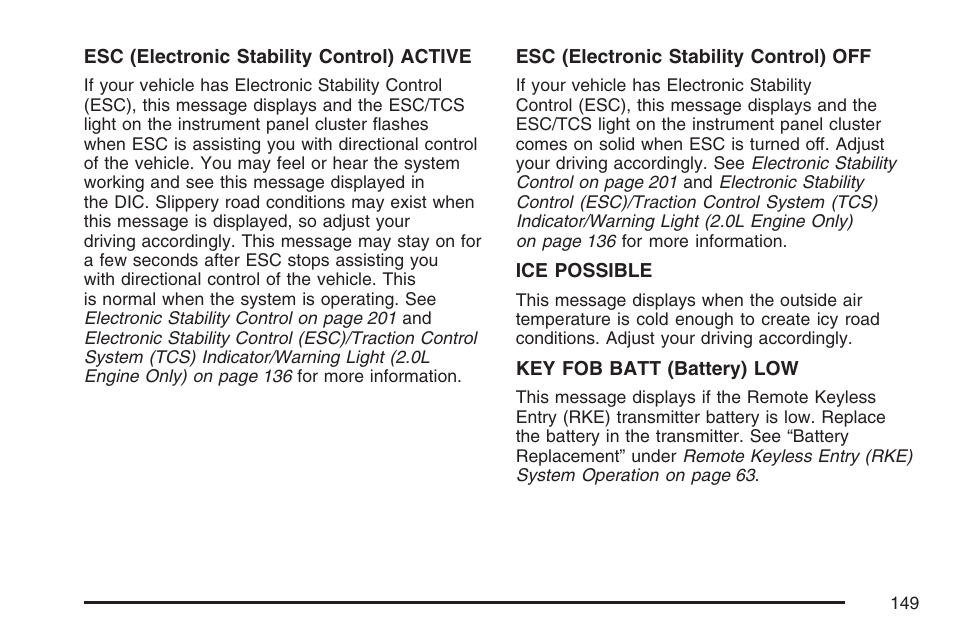 Saturn 2007 Sky User Manual | Page 149 / 384