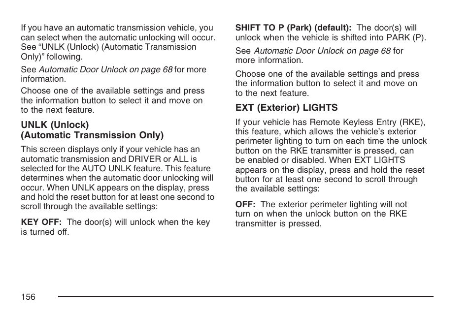 Saturn 2007 Sky User Manual | Page 156 / 384