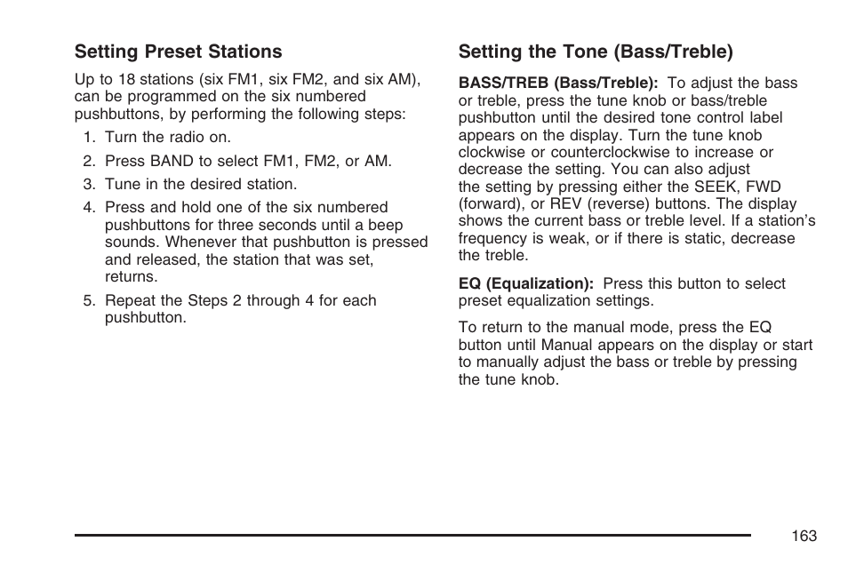 Saturn 2007 Sky User Manual | Page 163 / 384