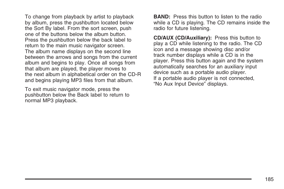 Saturn 2007 Sky User Manual | Page 185 / 384