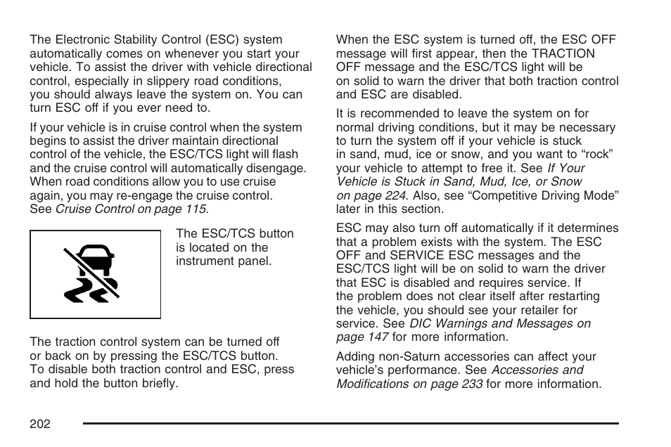 Saturn 2007 Sky User Manual | Page 202 / 384