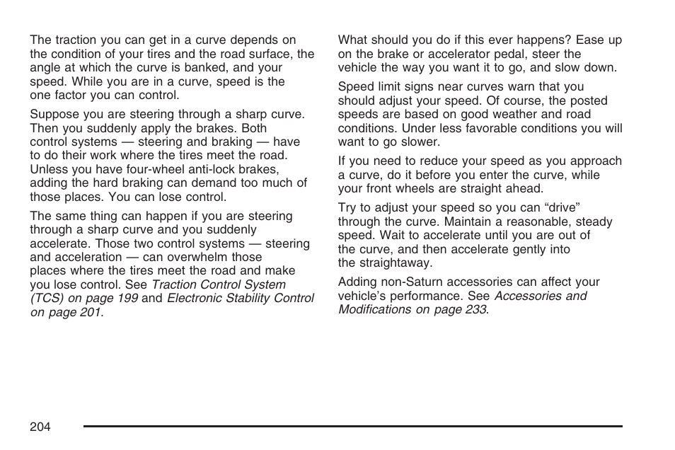 Saturn 2007 Sky User Manual | Page 204 / 384