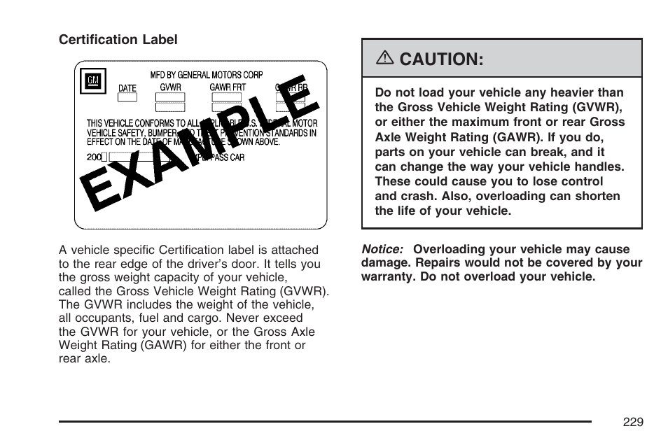 Caution | Saturn 2007 Sky User Manual | Page 229 / 384