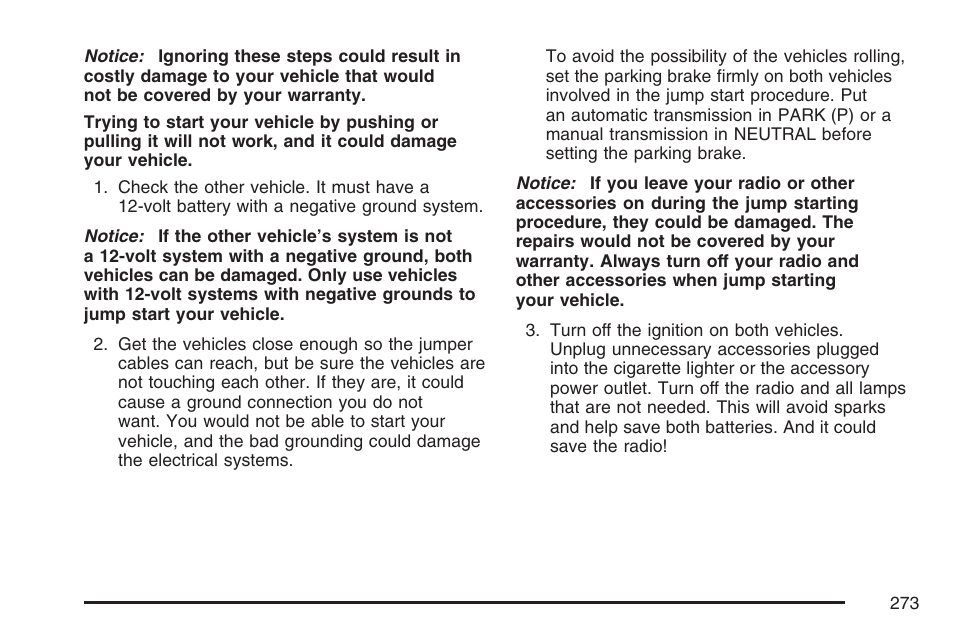 Saturn 2007 Sky User Manual | Page 273 / 384