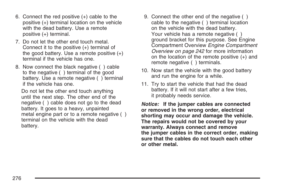 Saturn 2007 Sky User Manual | Page 276 / 384