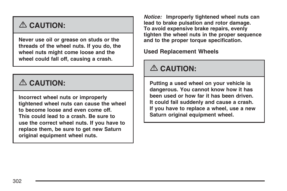 Saturn 2007 Sky User Manual | Page 302 / 384