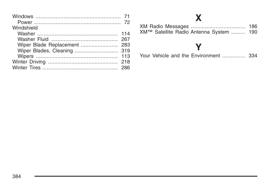 Saturn 2007 Sky User Manual | Page 384 / 384