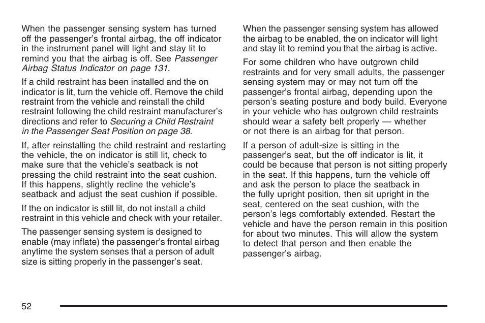 Saturn 2007 Sky User Manual | Page 52 / 384
