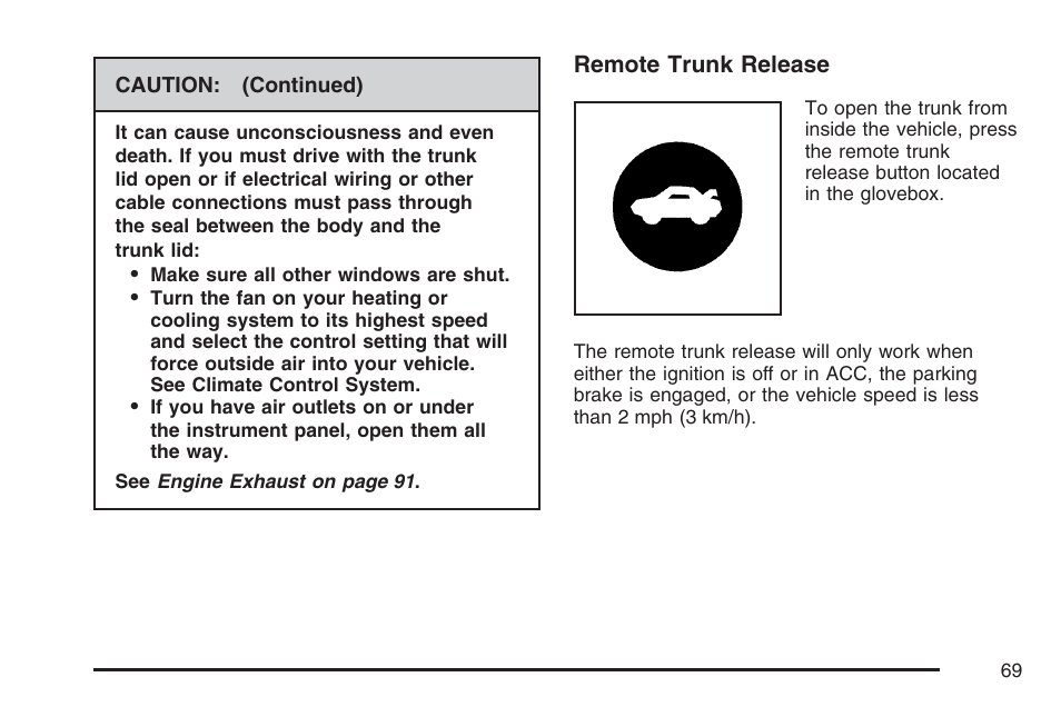 Saturn 2007 Sky User Manual | Page 69 / 384