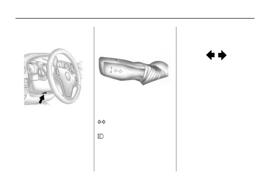 Tilt wheel, Turn signal/multifunction lever, Turn and lane-change signals | Tilt wheel -6 turn signal/multifunction, Lever -6, Turn and lane-change, Signals -6 | Saturn 2009 VUE User Manual | Page 116 / 386