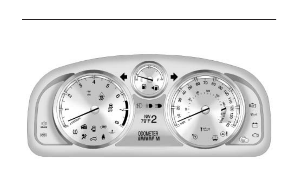 Instrument panel cluster, Instrument panel cluster -27 | Saturn 2009 VUE User Manual | Page 137 / 386