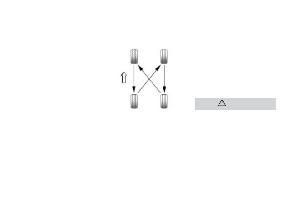 Tire inspection and rotation, Tire inspection and, Rotation -56 | Saturn 2009 VUE User Manual | Page 304 / 386