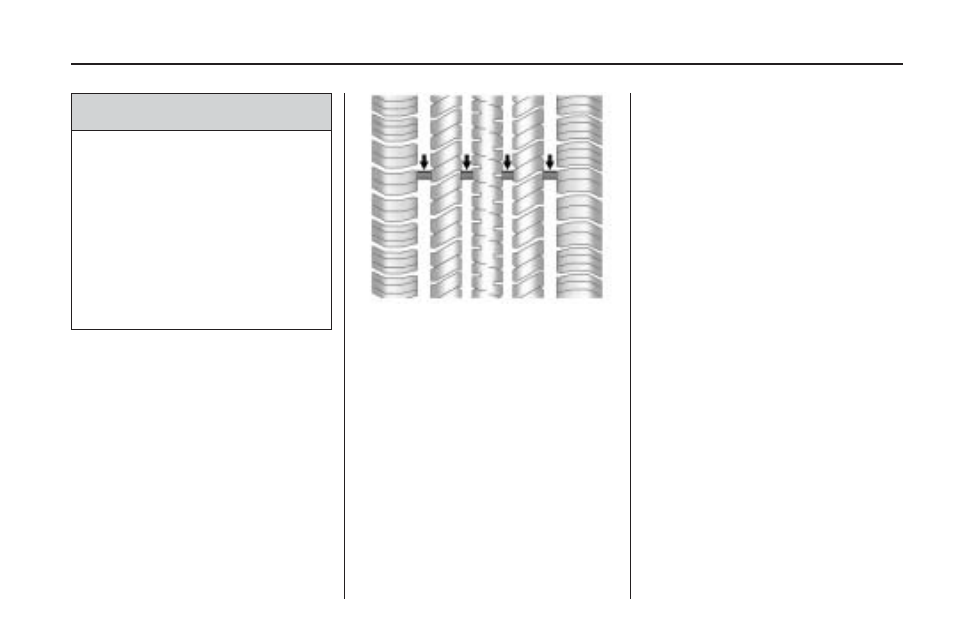 When it is time for new tires, When it is time for, New tires -57 | Saturn 2009 VUE User Manual | Page 305 / 386