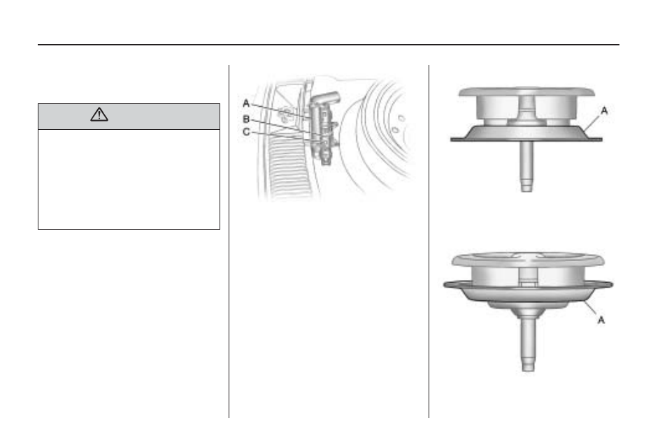 Storing a flat or spare tire and tools, Storing a flat or spare, Tire and tools -70 | Saturn 2009 VUE User Manual | Page 318 / 386