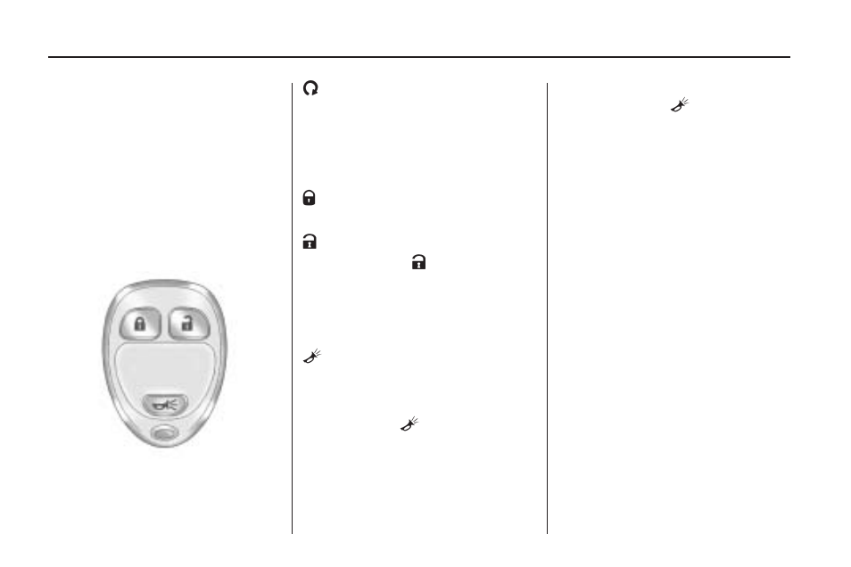 Remote keyless entry (rke) system operation, Remote keyless entry (rke), System operation -4 | Saturn 2009 VUE User Manual | Page 68 / 386