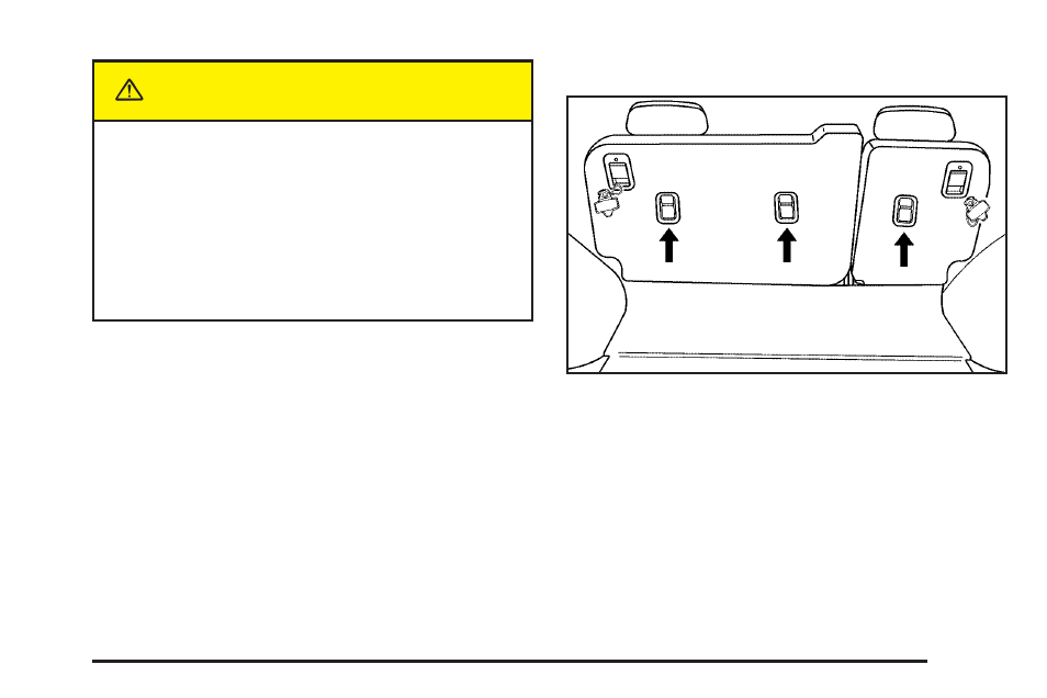 Top strap anchor location, Top strap anchor location -41, Caution | Saturn 2005 Vue User Manual | Page 47 / 384