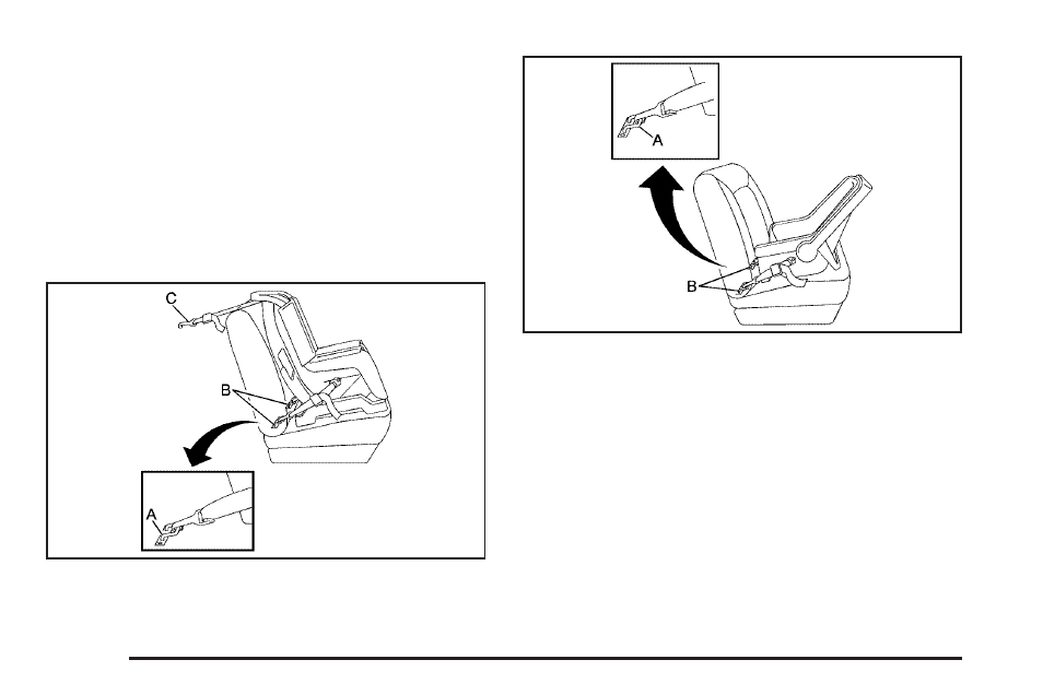 Lower anchorages and top tethers for, Children (latch system) -42 | Saturn 2005 Vue User Manual | Page 48 / 384