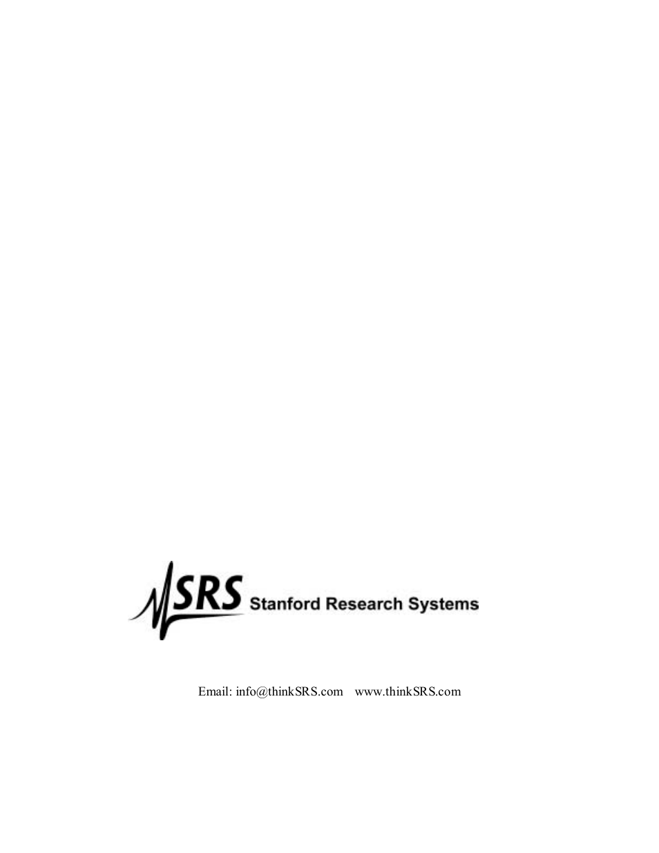 SRS Labs SR510 User Manual | 73 pages