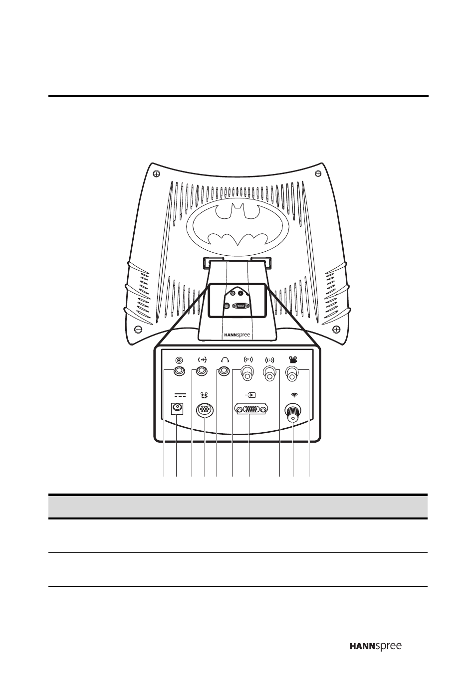 Input and output ports | SRS Labs WT01-15A1 User Manual | Page 20 / 73