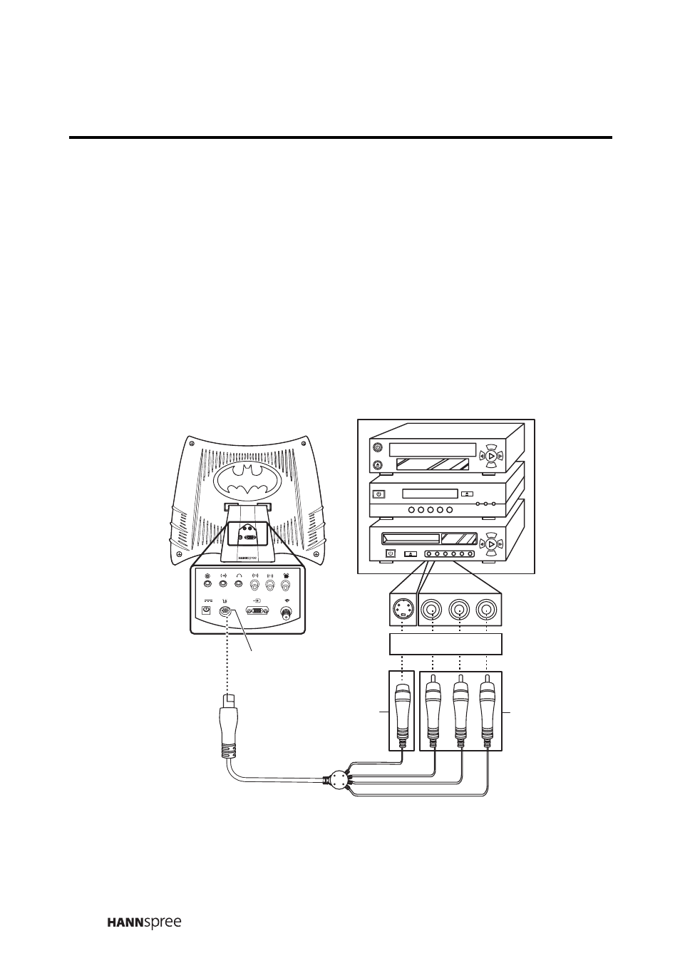 Connecting to av devices, Connecting to a vcr/vcd/dvd player | SRS Labs WT01-15A1 User Manual | Page 23 / 73