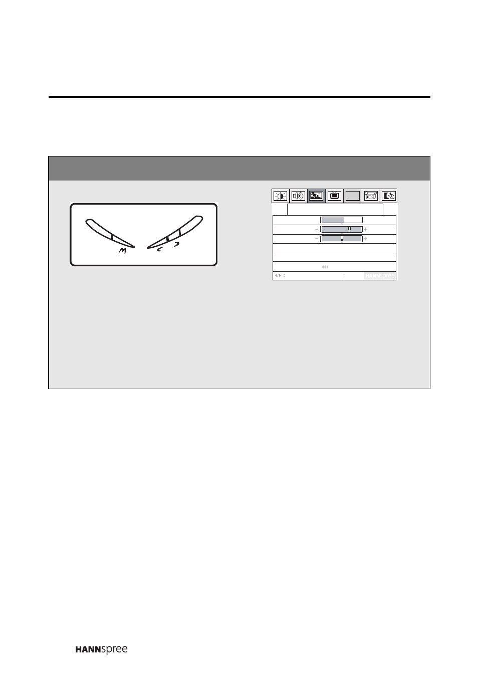 Video setting, Press the menu button to enter the osd menus, Press menu to enter the video setting menu | SRS Labs WT01-15A1 User Manual | Page 41 / 73