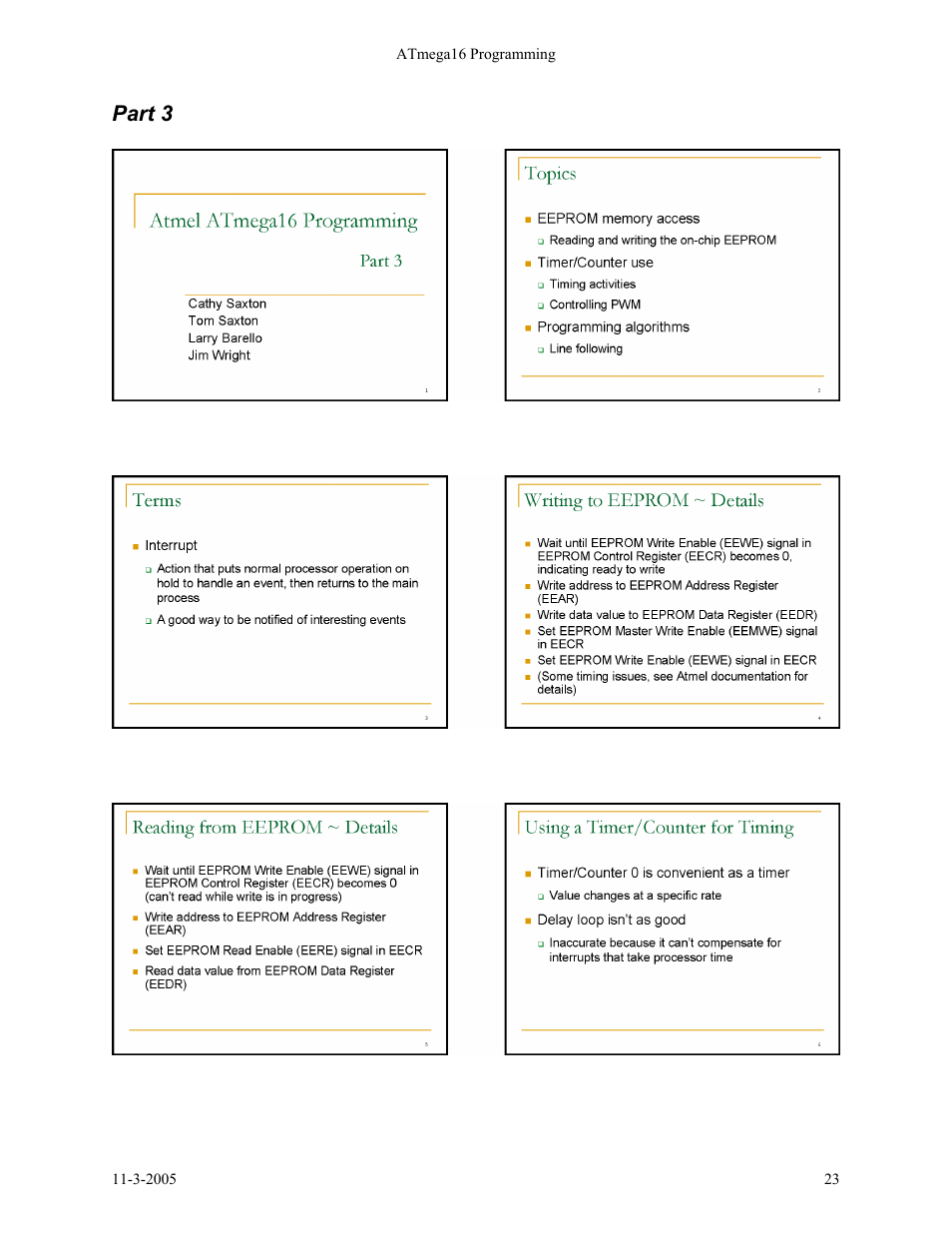 Part 3 | SRS Labs SRS Robot Level 1 Kit User Manual | Page 23 / 34