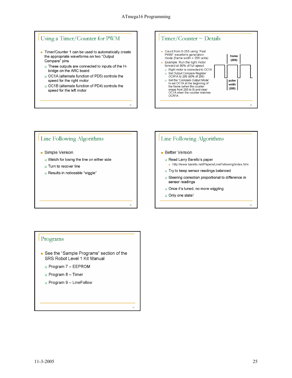 SRS Labs SRS Robot Level 1 Kit User Manual | Page 25 / 34