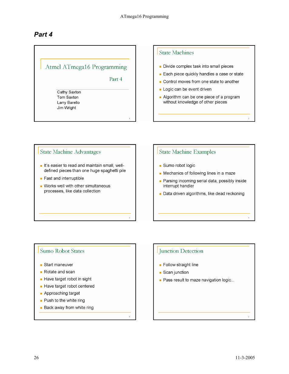 Part 4 | SRS Labs SRS Robot Level 1 Kit User Manual | Page 26 / 34