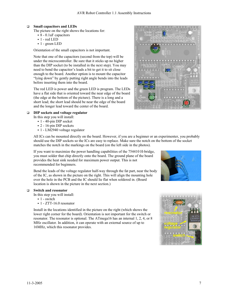 SRS Labs SRS Robot Level 1 Kit User Manual | Page 7 / 34