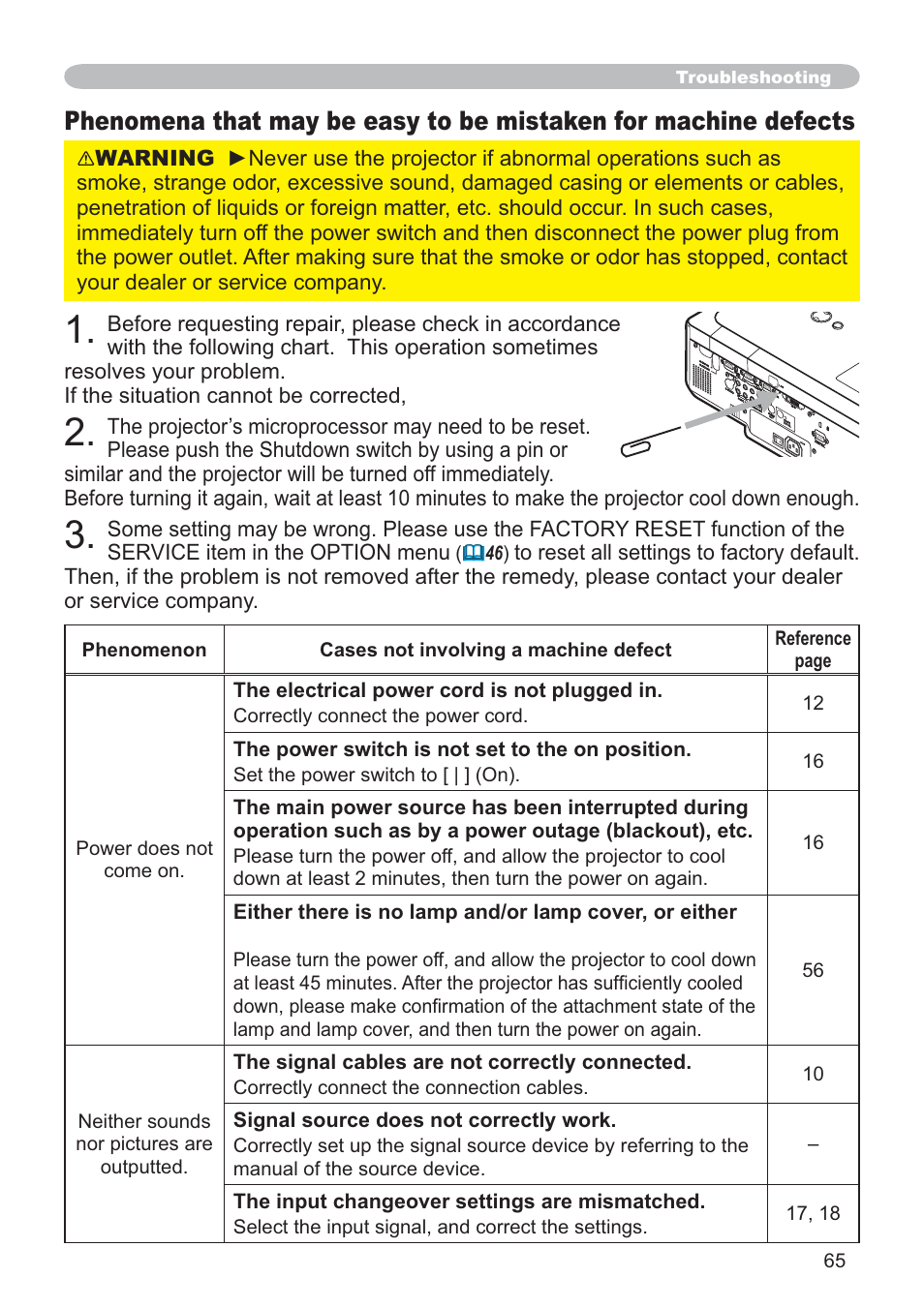 SRS Labs CP-X505/CP-X605 User Manual | Page 65 / 69