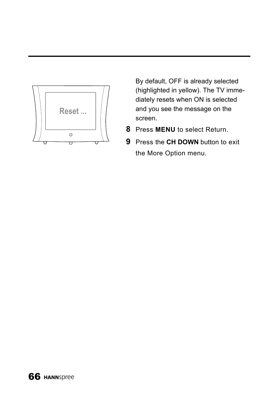 SRS Labs HANNSPREE NTSCTVTWEN1203 User Manual | Page 67 / 73