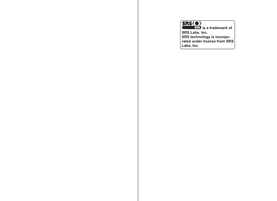 SRS Labs HANNSPREE NTSCTVTWEN1203 User Manual | Page 73 / 73