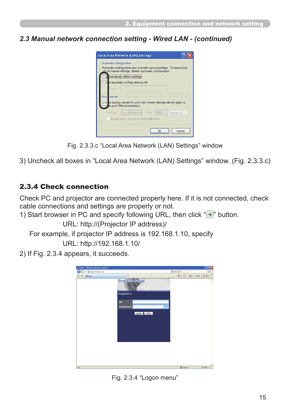 SRS Labs Projector 8953H User Manual | Page 15 / 121