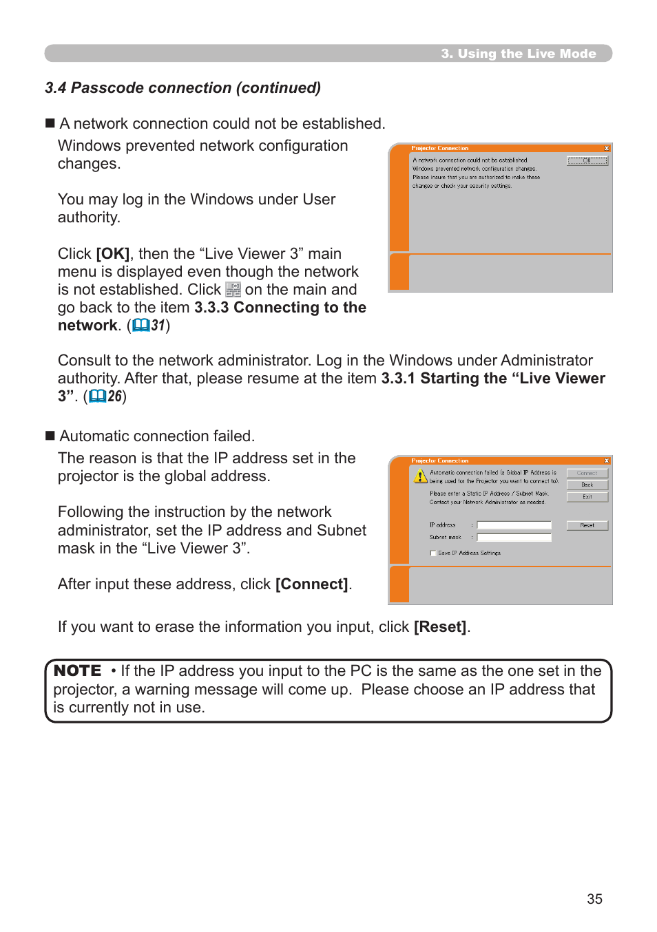 SRS Labs Projector 8953H User Manual | Page 35 / 121