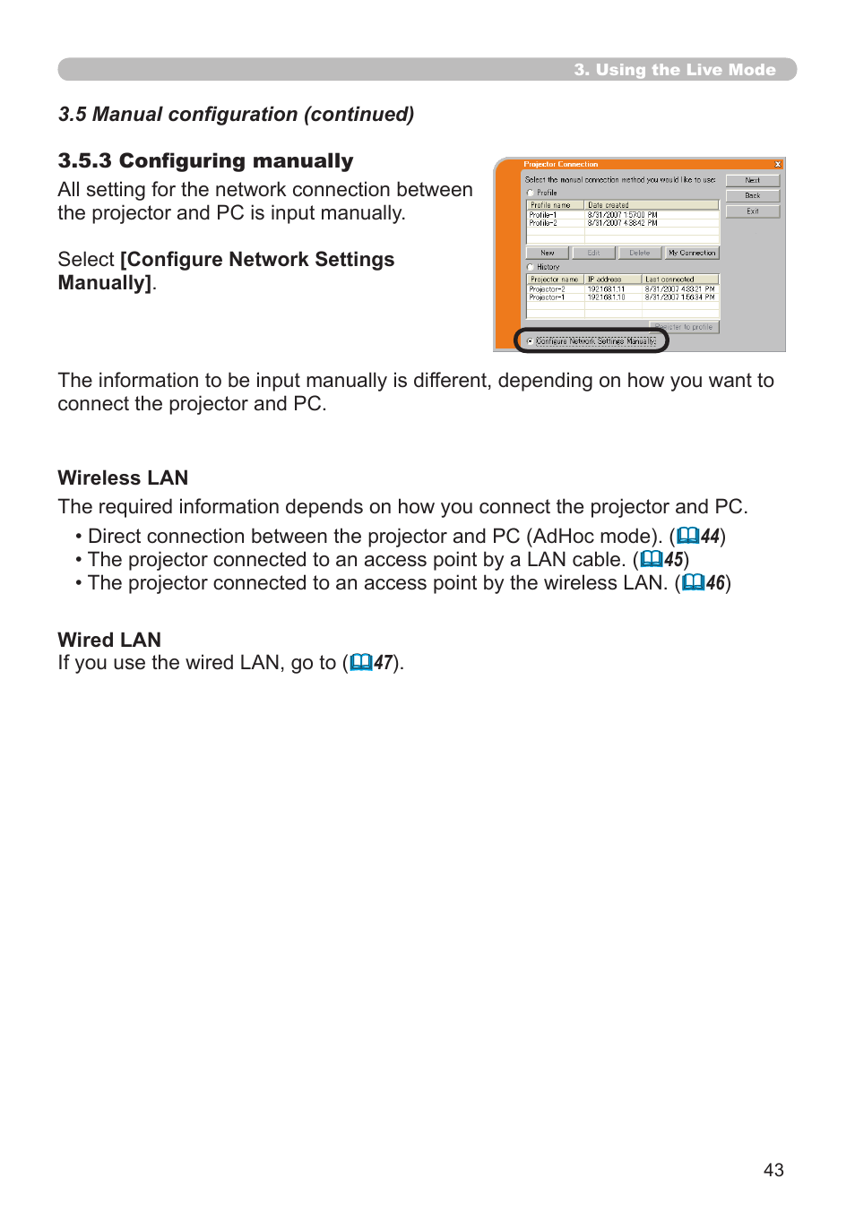 SRS Labs Projector 8953H User Manual | Page 43 / 121