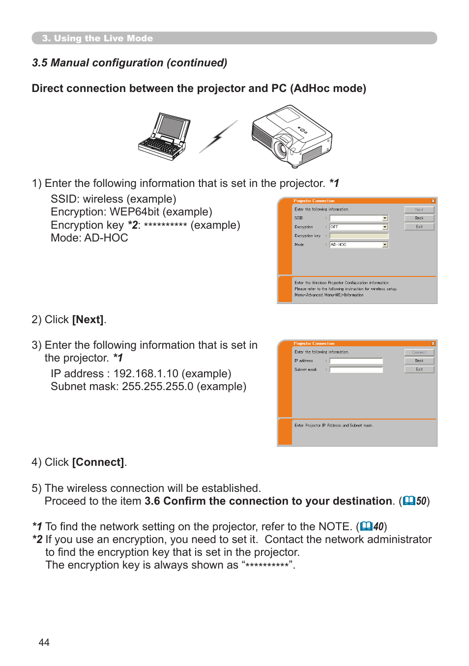 SRS Labs Projector 8953H User Manual | Page 44 / 121
