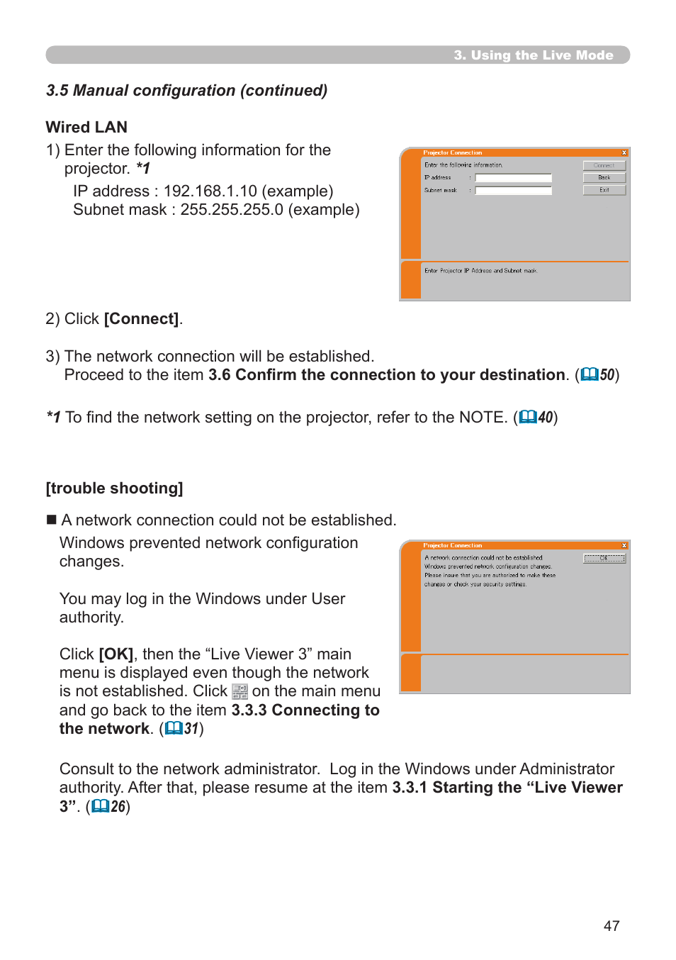 SRS Labs Projector 8953H User Manual | Page 47 / 121