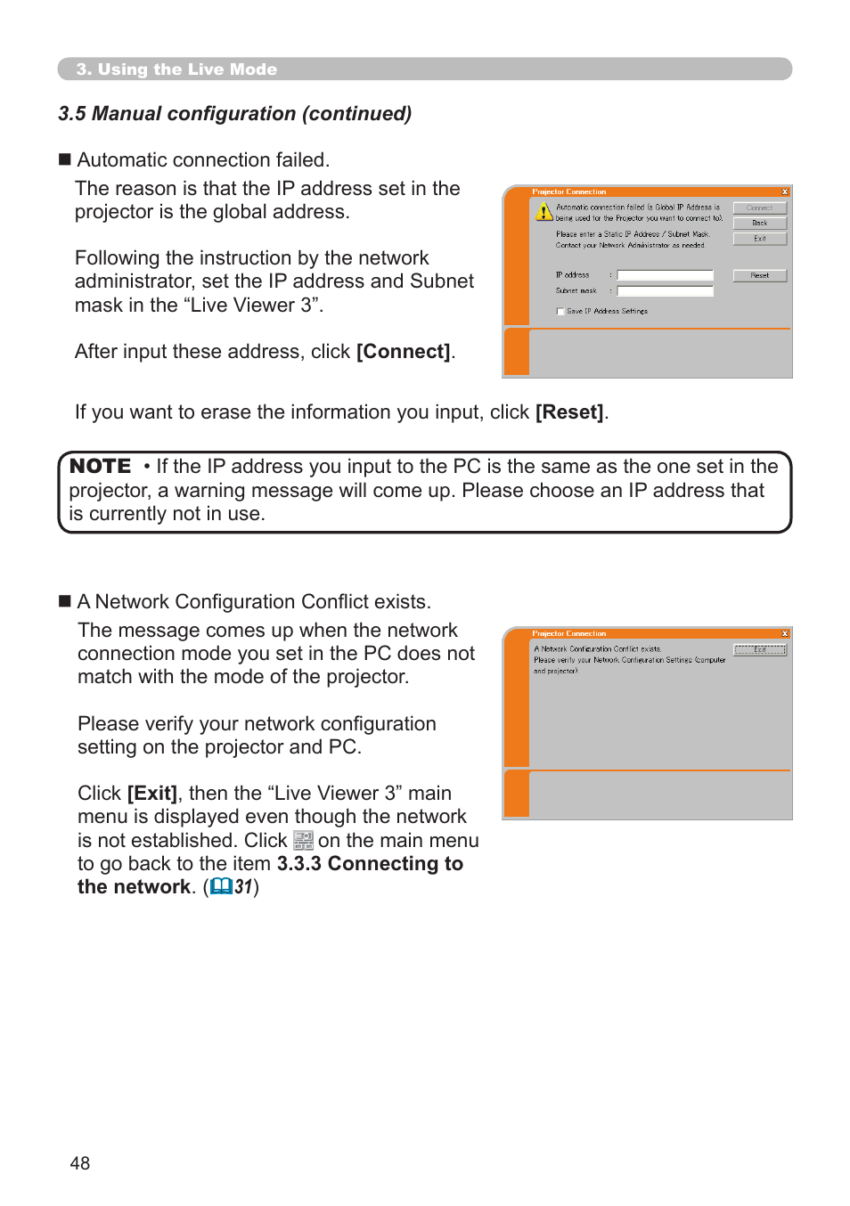 SRS Labs Projector 8953H User Manual | Page 48 / 121