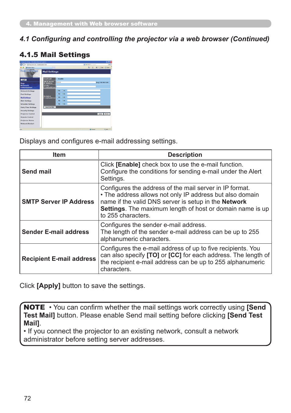 SRS Labs Projector 8953H User Manual | Page 72 / 121
