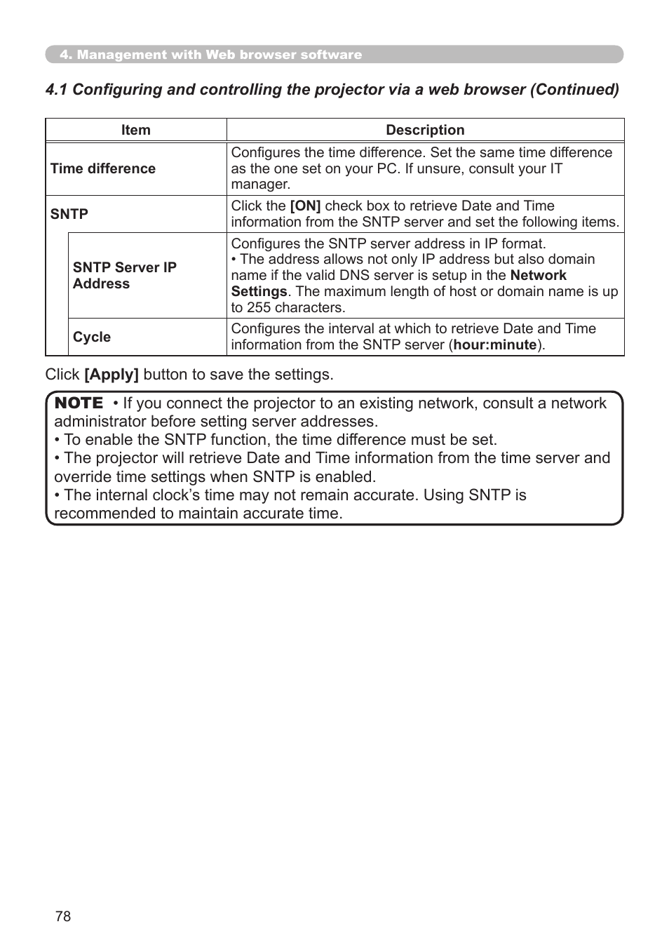 SRS Labs Projector 8953H User Manual | Page 78 / 121
