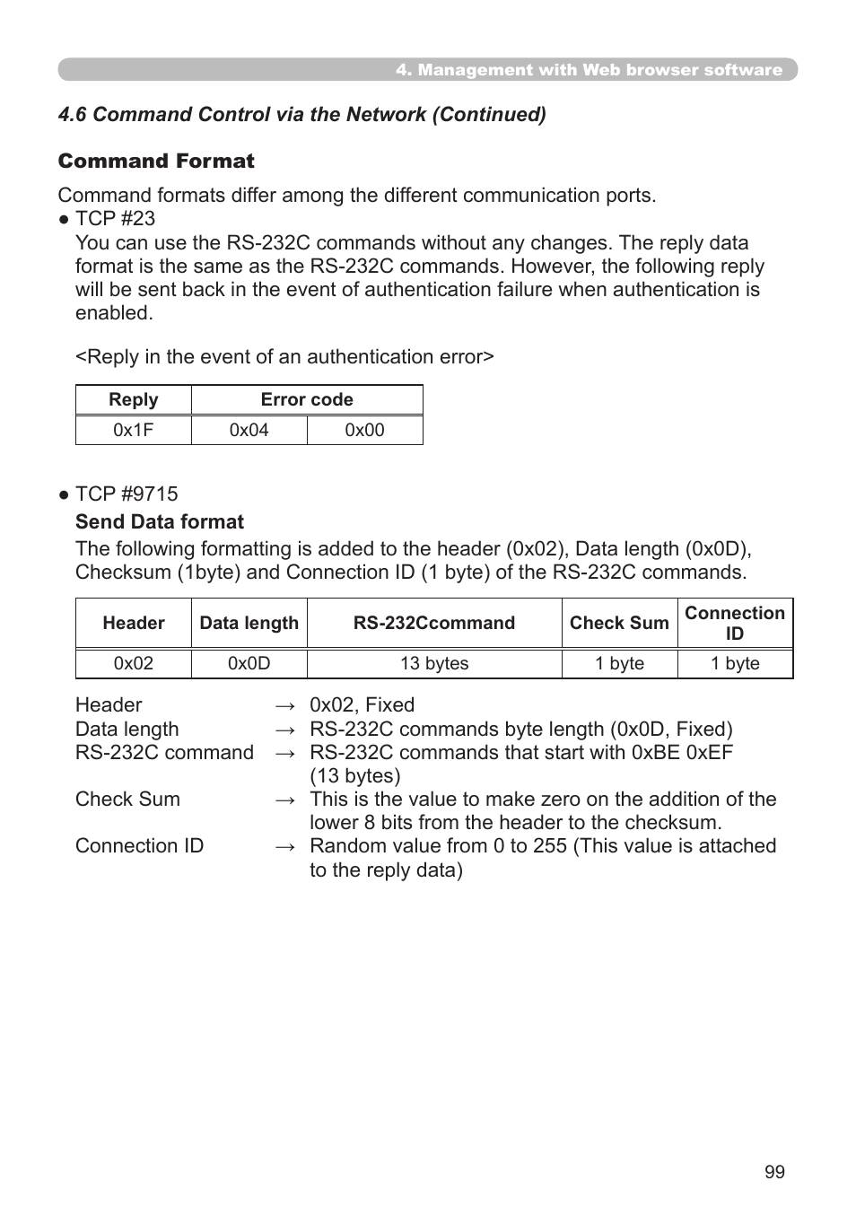 SRS Labs Projector 8953H User Manual | Page 99 / 121