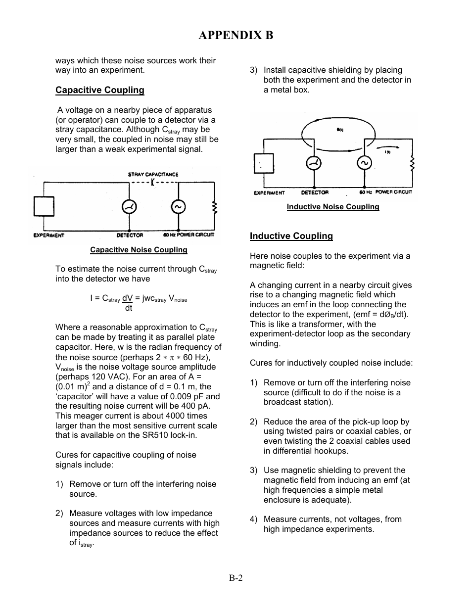 Appendix b | SRS Labs SR560 User Manual | Page 30 / 46