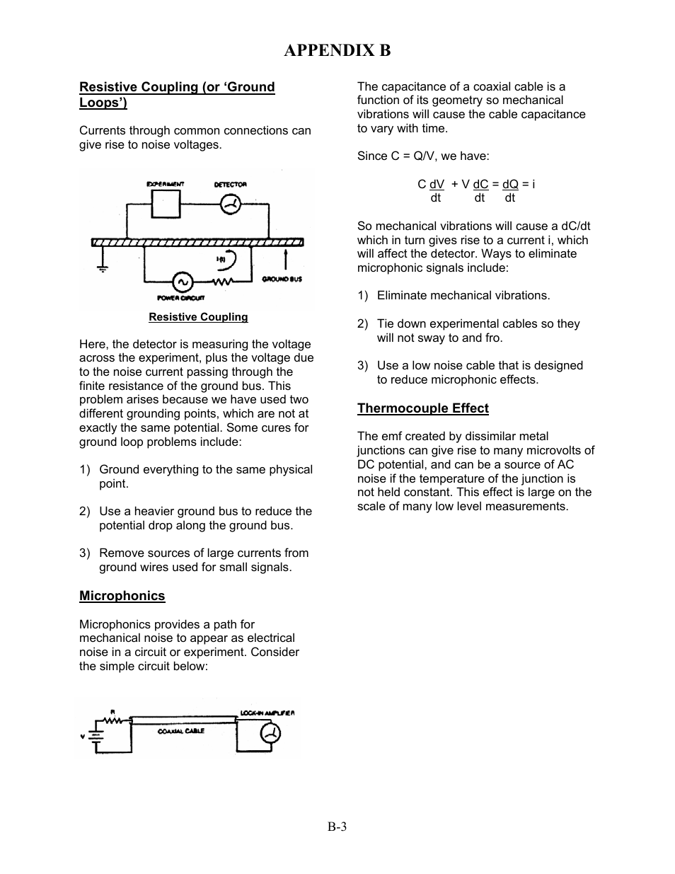 Appendix b | SRS Labs SR560 User Manual | Page 31 / 46
