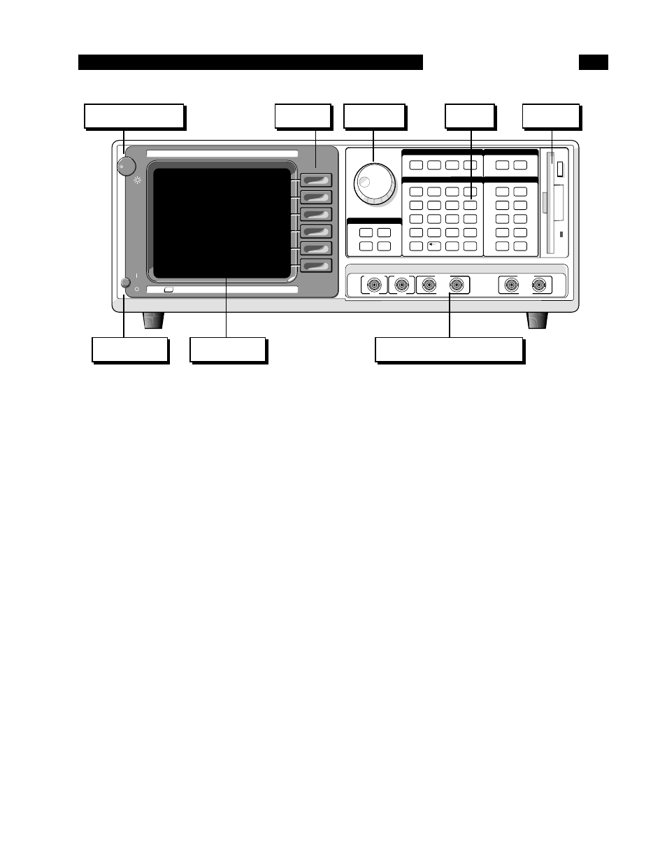 Front panel, Power button, Video display | SRS Labs SR850 User Manual | Page 83 / 290