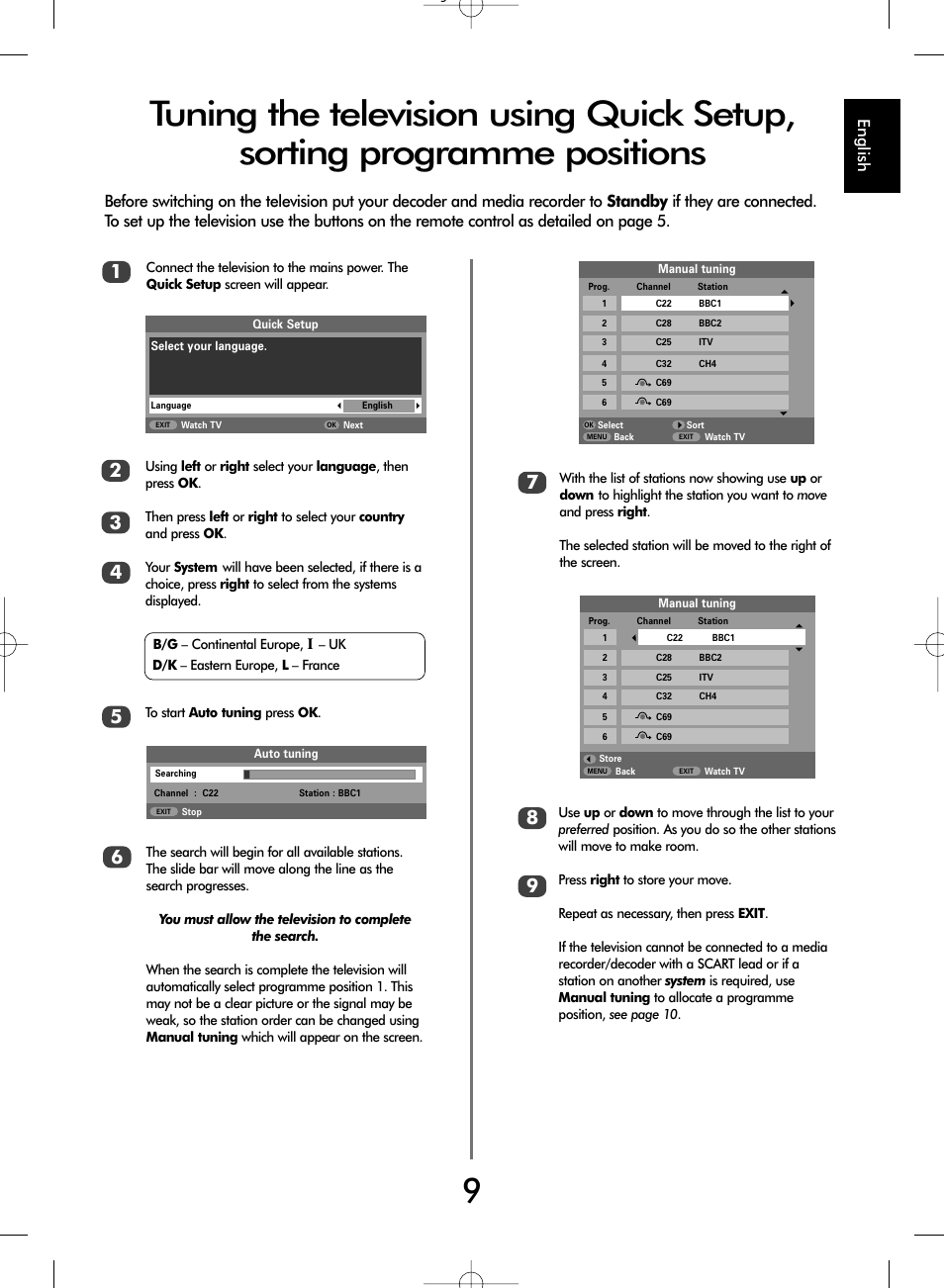 English | SRS Labs WL66 User Manual | Page 9 / 28