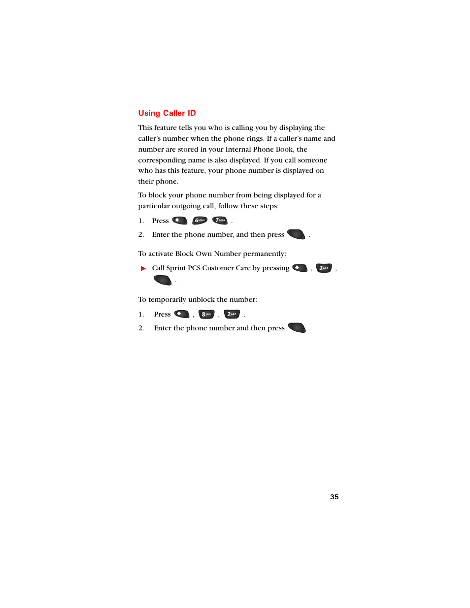 Using caller id, 7ukpi %cnngt | Samsung SCH-8500 User Manual | Page 39 / 138