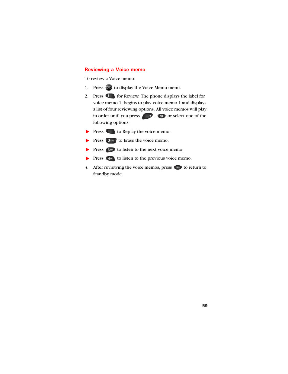 Reviewing a voice memo | Samsung SCH-8500 User Manual | Page 63 / 138