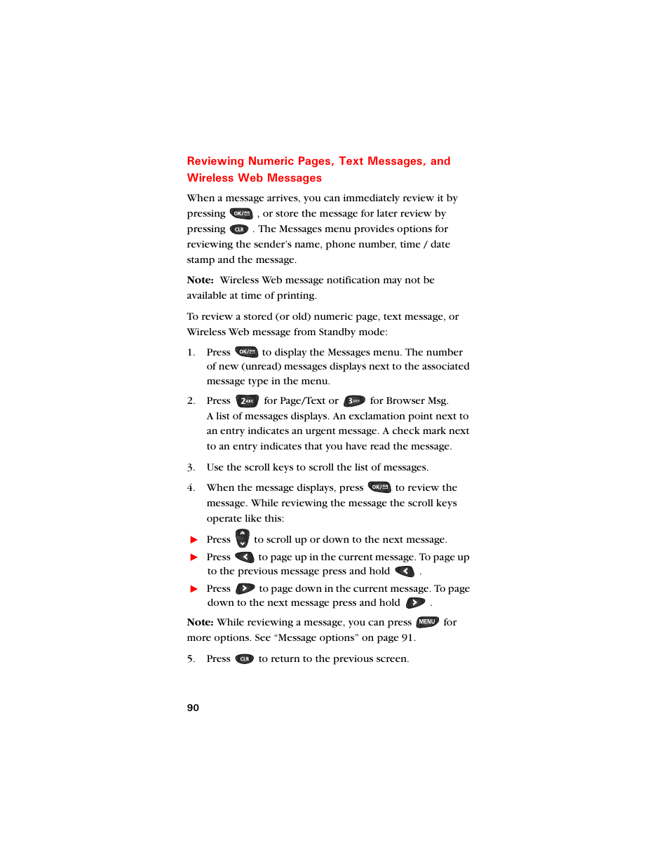 And wireless web messages | Samsung SCH-8500 User Manual | Page 94 / 138