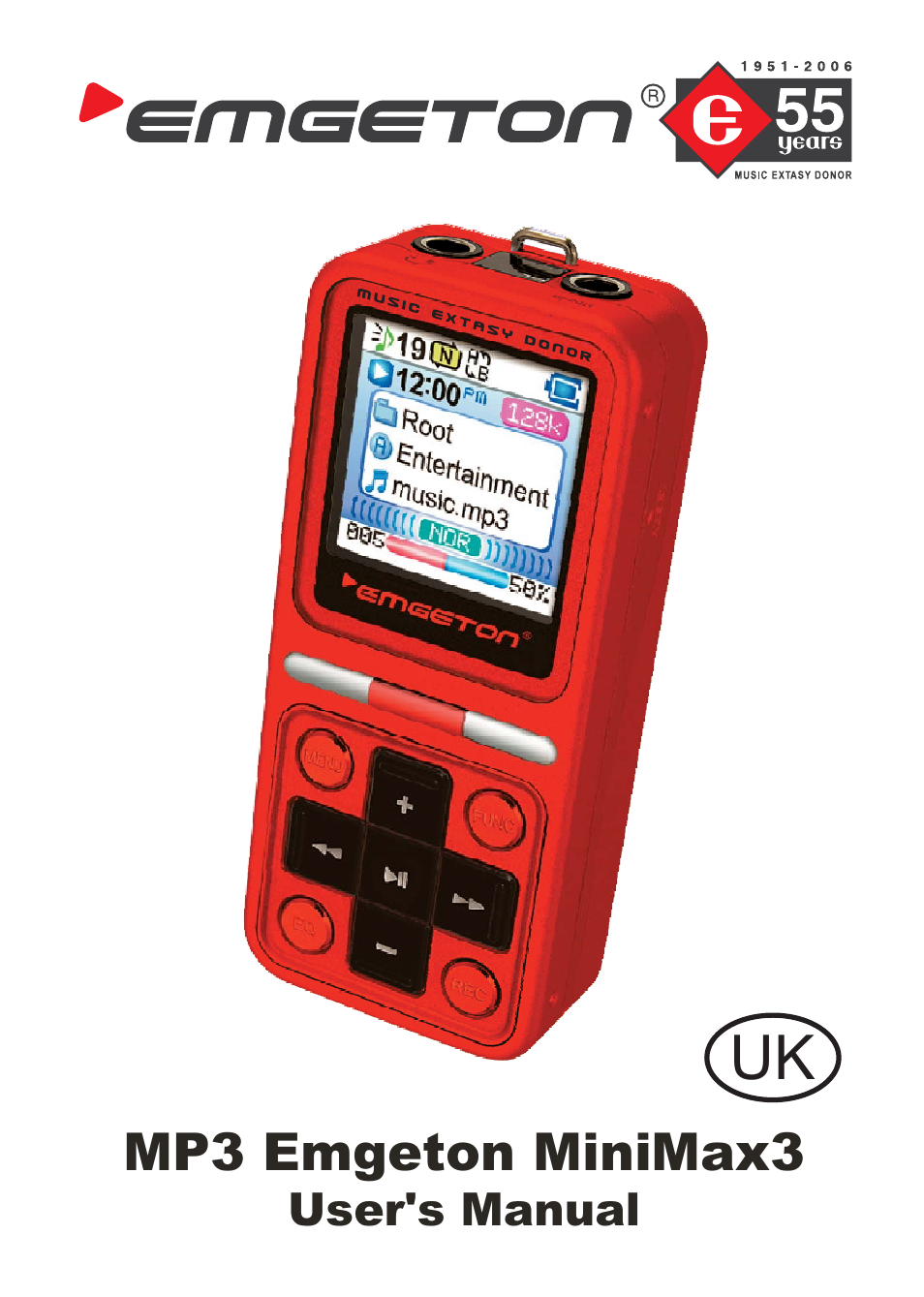 SRS Labs MP3 MiniMax3 User Manual | 20 pages